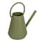 Hello Honey® 11.5" Matte Green Textured Metal Garden Watering Can